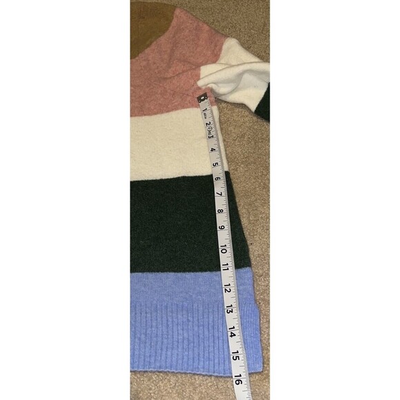 J.Crew 2X Womens Sweater Striped Extra Soft Stretch Lightweight Crew Neck Color - Picture 5 of 15